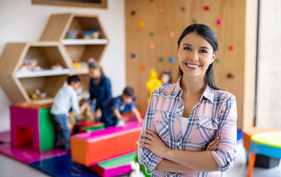 Childcarer in nursery